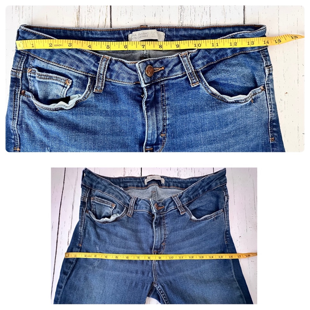 Jeans Zara Women’s Basic Denim Rag  Bone  Stretchy.Size 6 - Picture 9 of 14